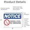 Signmission Diesel Fuel No Smoking OSHA Notice Sign, Vinyl Decal, 5in W x 3.5in L, 2PK OS-2PACK-NS-D-35-L-15406 - alternate 4